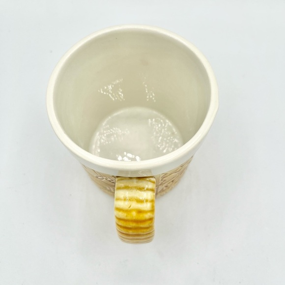 Vintage Unique 70’s Secla Portugal Mug Mask Fish Spiderweb EUC 3.5”T - Picture 4 of 4